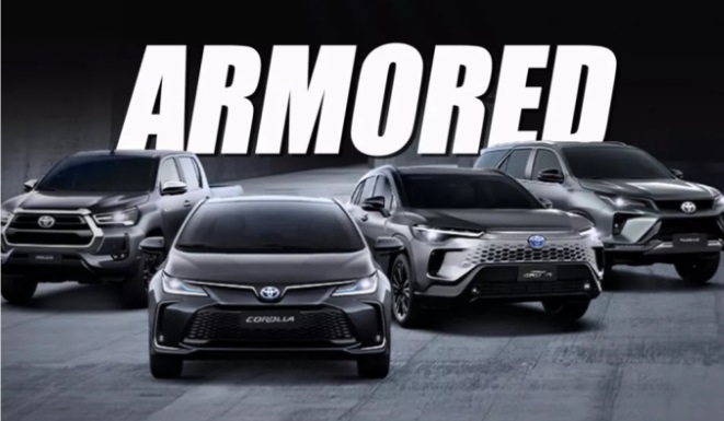 xehay Toyota chong dan 150824 3 Toyota giới thiệu phiên bản bọc thép, chống đạn cho 4 mẫu xe